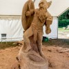 Igor Loskutow  Kunst mit Kettensäge, Schnitzerei, Skulptur: BLOCKHUS_DAY4_722